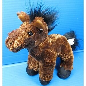 Princess Soft Toys  Brown Bay Horse Pony Plush 10" Stuffed Animal toy